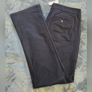 LOFT Marisa Boot Cut Slacks, Navy size 14